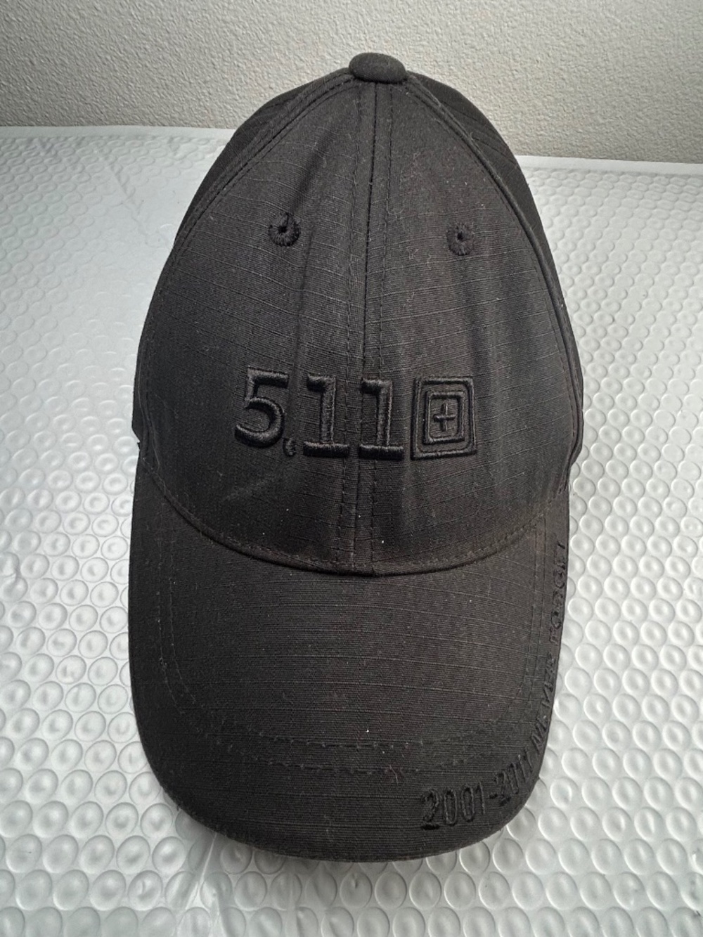 5.11 Tactical Hat Embroidered Logo Commemorative 2001-2011 Never Forget Logo